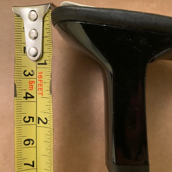 Black medium heeled sandals sparkling sequenced wedding party sandals Eur41 US11 - Picture 6 of 6